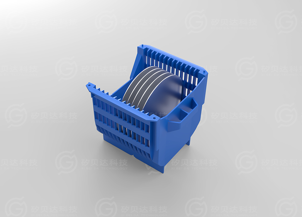 8英寸13槽-PP研磨清洗花篮